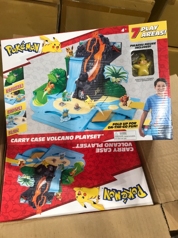 Photo 2 of 2 PLAYSETS
Pokemon - Playset (Pokemon Carry Case Volcano Playset)
