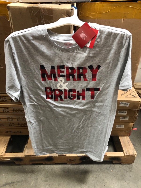 Photo 3 of Large Grey Wondershop Merry and Bright Shirt, pack of 3