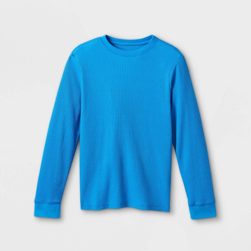 Photo 1 of 24 packs of Boys' Thermal Long Sleeve T-Shirt, size S - Cat & Jack™

