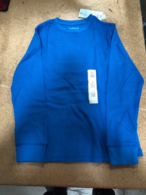 Photo 3 of 24 packs of Boys' Thermal Long Sleeve T-Shirt, size S - Cat & Jack™

