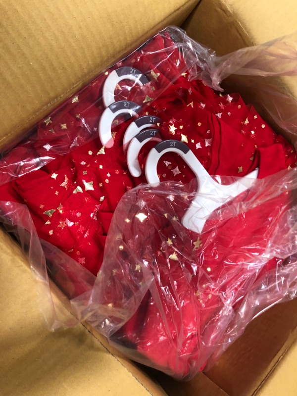 Photo 2 of 12 pack of Toddler Girls' Glitter Holiday Long Sleeve Tutu Dress, Size 2T - Cat & Jack™
