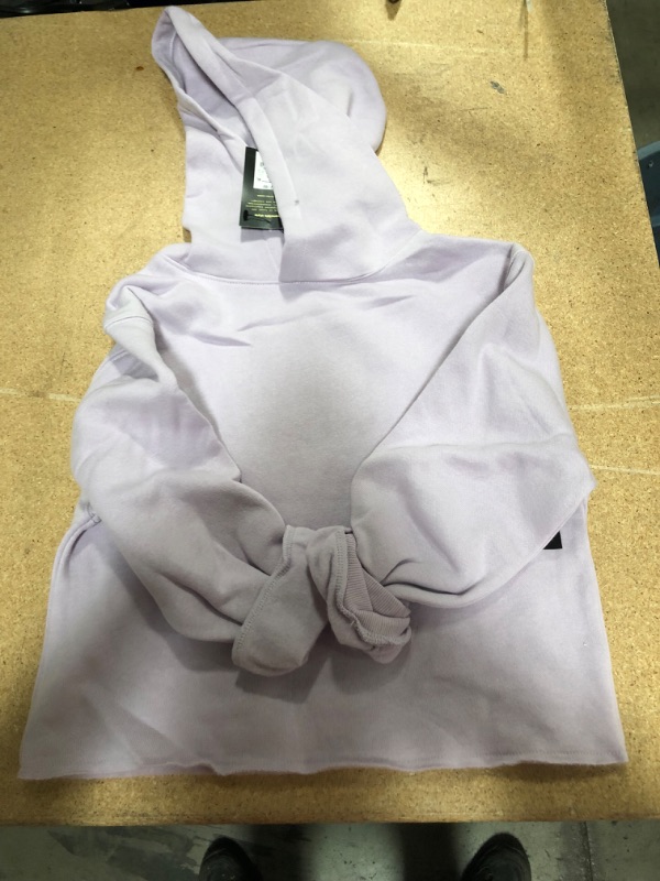 Photo 2 of 9 packs of Kids' Fleece Raw Edge Hoodie, Size M - Art Class™
