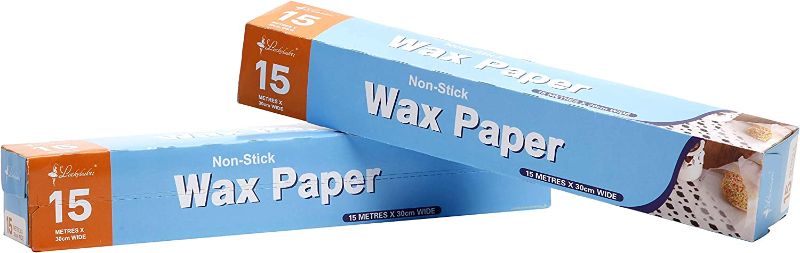 Photo 1 of 2 pack -Luckybaker wax paper roll for food wrapping,soy wax for kitchen freezer paper, non-stick freezer dough and meat,durable and sustainable paper 11.8 inch 49 ft pack of 2 boxes,BPA and PFASs free
