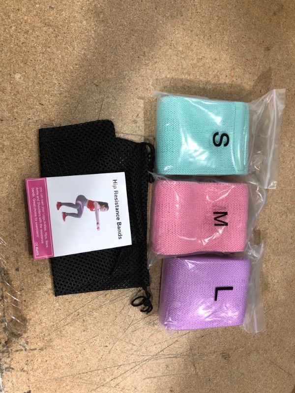 Photo 3 of ** SETS OF 3 **
EZTECHO Booty Bands, Set of 3 Resistance Bands for Legs and Butt, Exercise Bands Set Booty Band Hip Bands Wide Workout Bands Sports Fitness Bands Resistance Loops Band Anti Slip Elastic
Color: Pink, Teal, Purple

