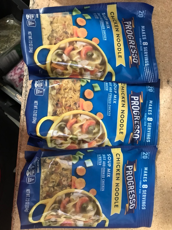 Photo 3 of  3 Progresso, Chicken Noodle Soup Mix, 7.2 Ounce
**BB 7/15/22***