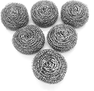 Photo 1 of 2 PACKS 6 Pack Stainless Steel Sponges, Scrubbing Scouring Pad, Steel Wool Scrubber for Kitchens, Bathroom and More
