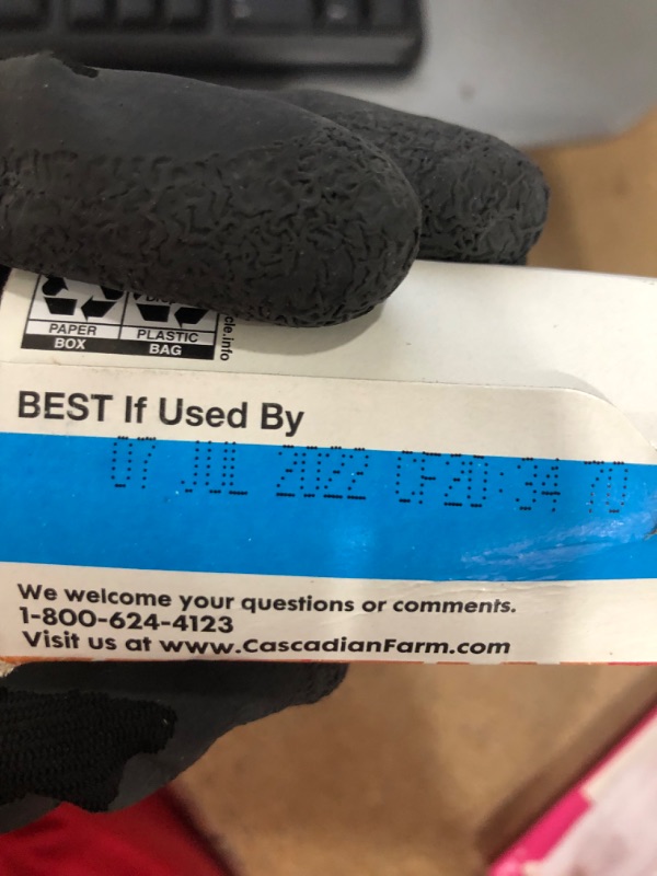 Photo 1 of *EXPIRES July 2022*
Miscellaneous Bundle (powdered peanut butter, cat food topper, organic cereal, and 60x80 sherpa fleece throw blanket) 
