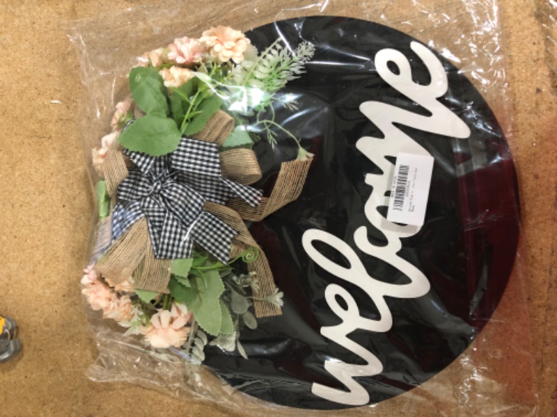 Photo 1 of **miscellaneous home décor bundle**
Mermaid Birthday Party Decorations, 40” 
free beer tomorrow sign Budweiser
Welcome Sign For Front Door Round Wood 