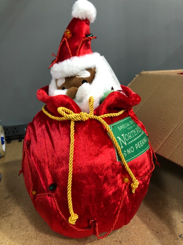 Photo 2 of ** SETS OF 4 **
Santa & His Toy Bag Decorative Figurine - Wondershop™
