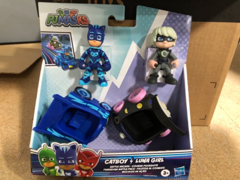 Photo 3 of ** SETS OF 4 **
PJ Masks Catboy vs Luna Girl Battle Racers