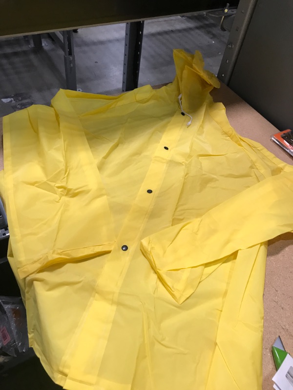 Photo 3 of CLC Custom Leathercraft Rain Wear R102M Yellow Polyester 3-Piece Rain Suit - Medium