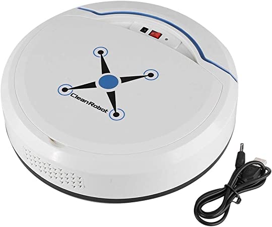 Photo 1 of ***MISSING PARTS***
Vacuum Floor Cleaner - USB Rechargeable Automatic Smart Robot Vacuum Floor Cleaner Household Sweeping Machine White *For Part Only*