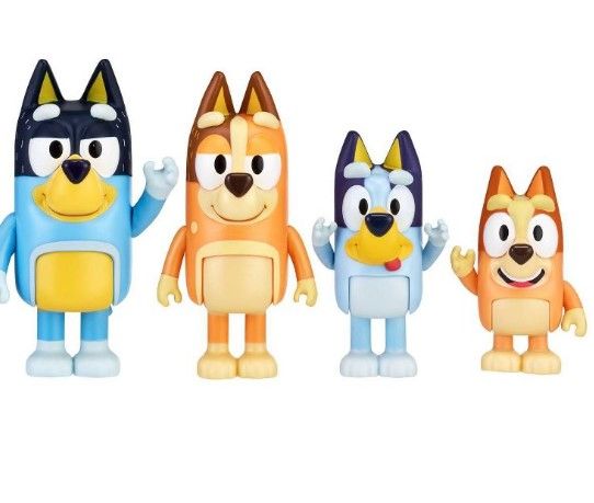 Photo 1 of Bluey & Family New Expressions 4 piece pack of 4 