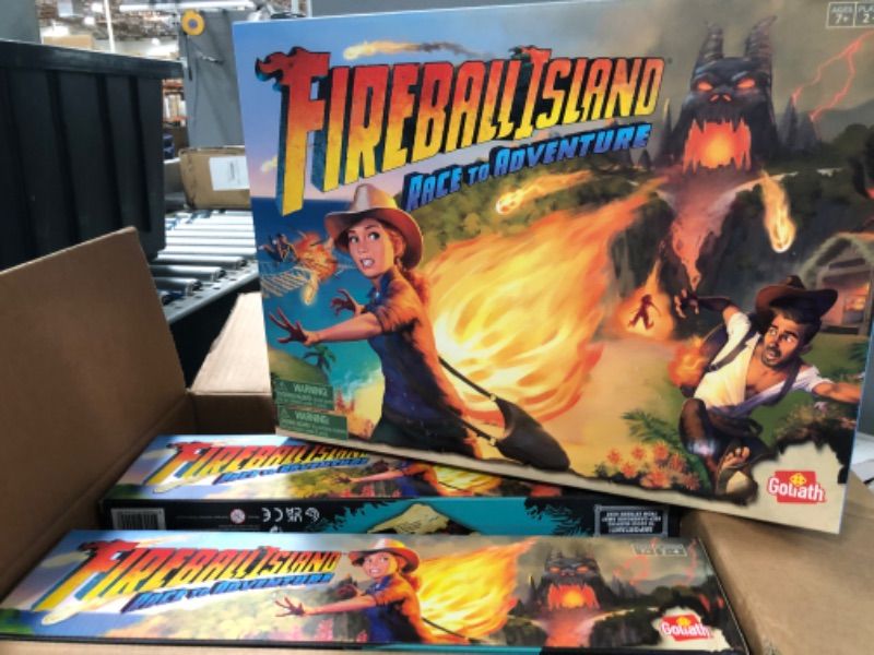 Photo 3 of 3ct  Fireball Island Race to Adventure Board Game