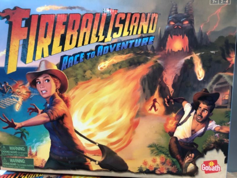 Photo 2 of 3ct  Fireball Island Race to Adventure Board Game