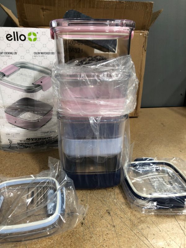 Photo 3 of ** SETS OF 3 **
Ello 6pc Plastic Food Storage Canisters with Airtight Lids (Set of 3)

