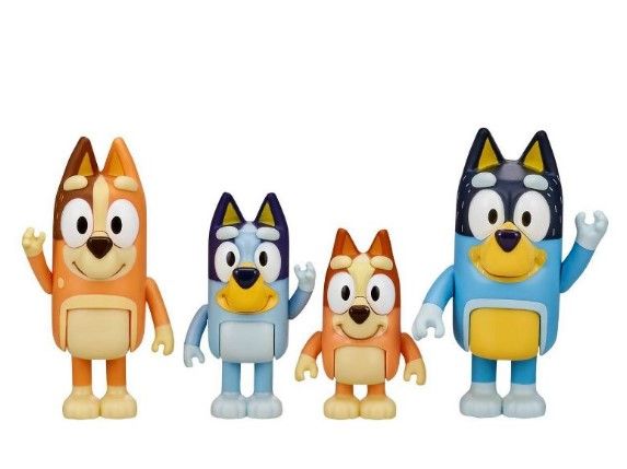 Photo 1 of Bluey Family Figures - 4 piece PACK OF 4 