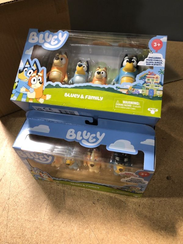 Photo 2 of Bluey Family Figures - 4 piece PACK OF 4 