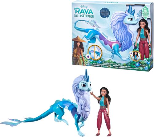 Photo 1 of Disney's Raya and The Last Dragon Color Splash Raya and Sisu (3 pack)
