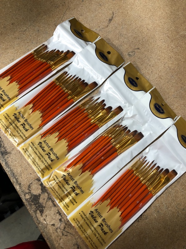 Photo 1 of 10 pcs High Quality Paint Brushes (5 pack)
