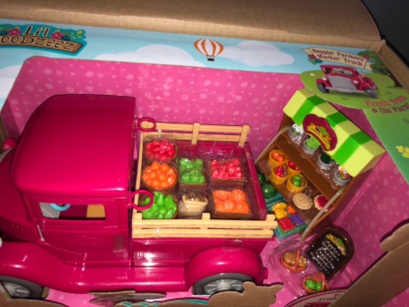 Photo 2 of ** SETS OF 2 **
Li'l Woodzeez Farmer's Market Truck Playset

