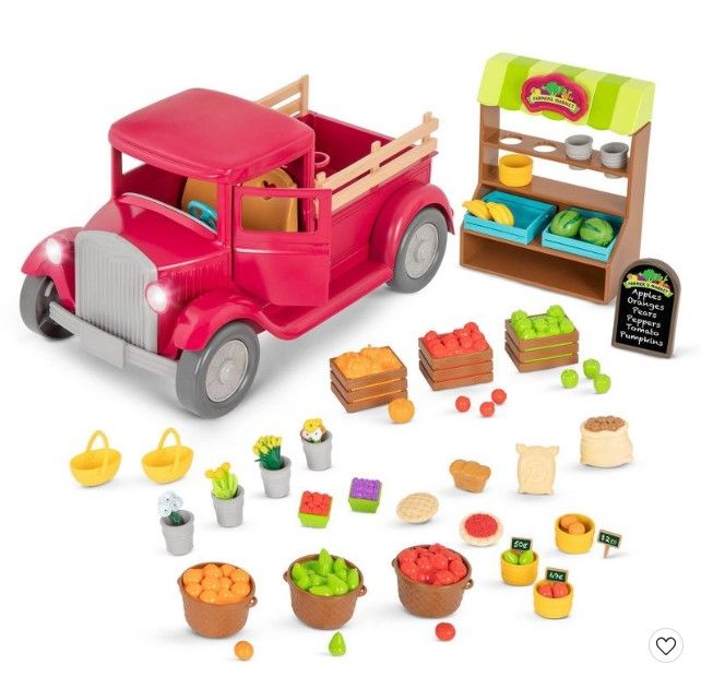 Photo 1 of ** SETS OF 2 **
Li'l Woodzeez Farmer's Market Truck Playset