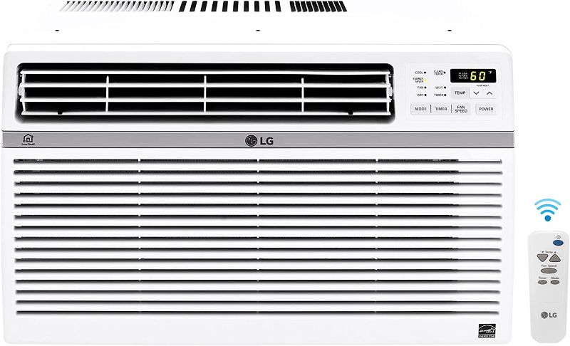 Photo 1 of LG Electronics Energy Star 8,000 BTU 115V Window-Mounted Air Conditioner LW8017ERSM with Wi-Fi Control

