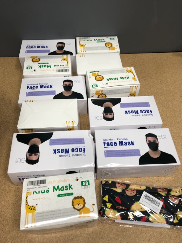 Photo 1 of 12 PIECE DISPOSABLE MASK BUNDLE