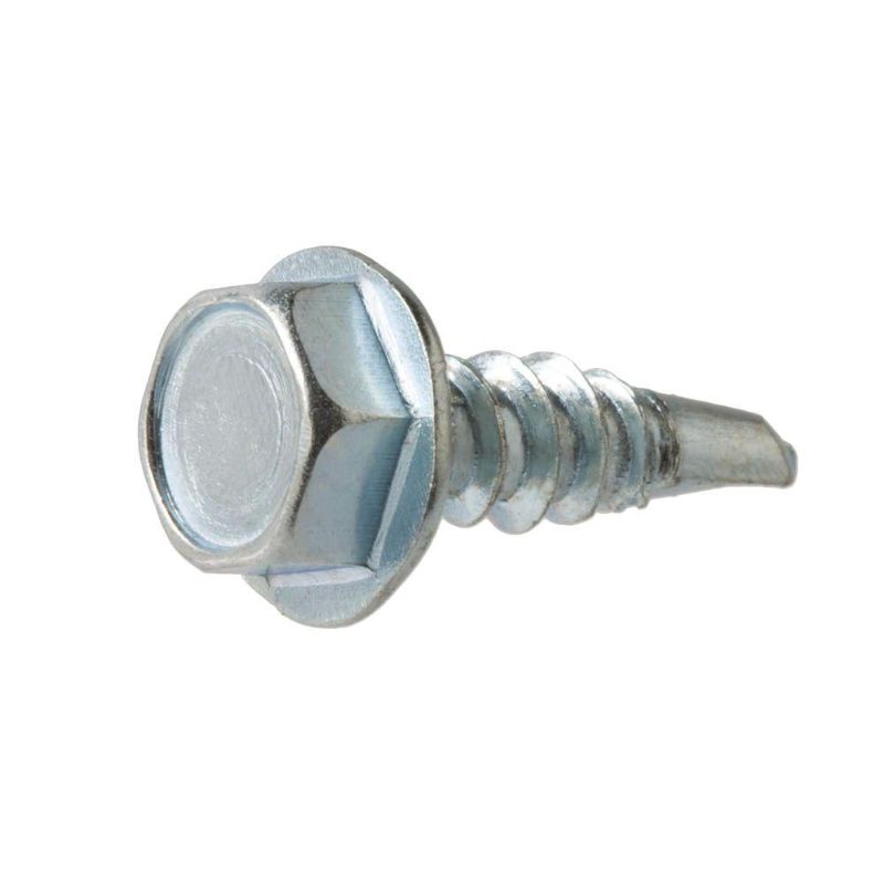 Photo 1 of #8 X 5/8 in. Zinc Plated Phillips Pan Head Sheet Metal Screw (100-Pack)
