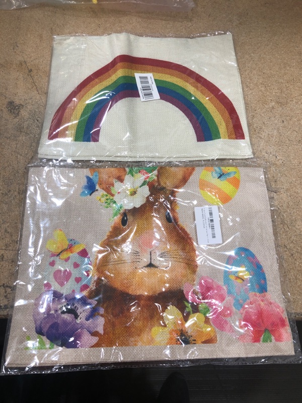 Photo 1 of 2 Pack Garden Flags (12x18 Easter flag and 12.5x18 LGBT flag)