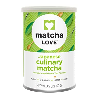 Photo 1 of *EXPIRES July 2022, NONREFUNDABLE* 
Matcha Love Culinary Matcha 3.5 Ounce Finely Milled Green Tea Leaves, Japanese Style Matcha Powder - 3 pack
