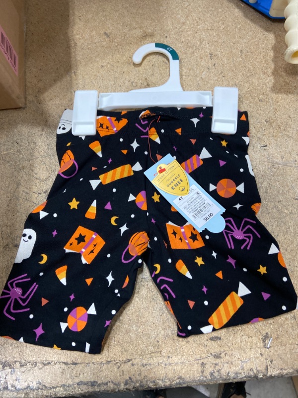 Photo 2 of 12 OF -Toddler Girls' Halloween Print Leggings - Cat & Jack™- 4T
