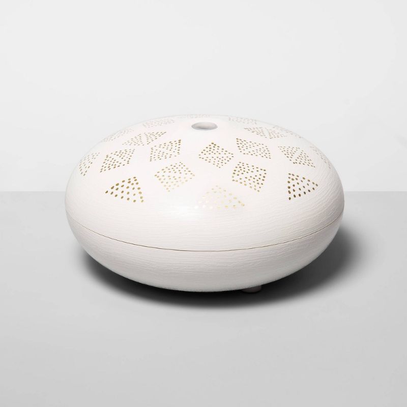 Photo 1 of 200ml Dotted Orb Oil Diffuser White/Gold - Opalhouse
