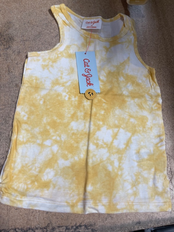 Photo 2 of 12 of -Kids' Tank Top - Cat & Jack™, mustard- 2T

