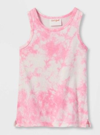 Photo 1 of PACK OF 12- Toddler Tank Top - Cat & Jack™ Bright Pink Tie Dye- SIZE 3T 
