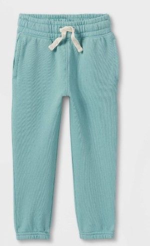 Photo 1 of PACK OF 12- Toddler Jogger Pants - Cat & Jack™ Ocean Green- SIZE 2T 

