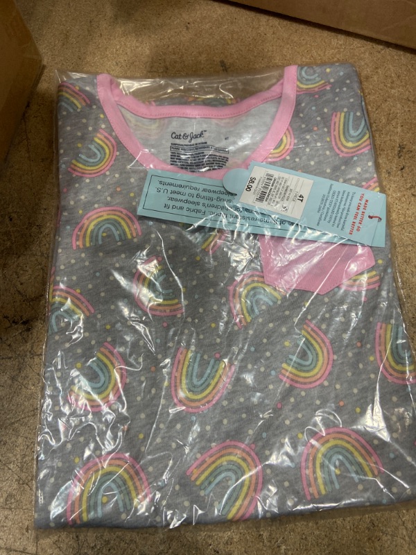 Photo 2 of 12 OF- Toddler Girls' Rainbow NightGown - Cat & Jack™- 4T