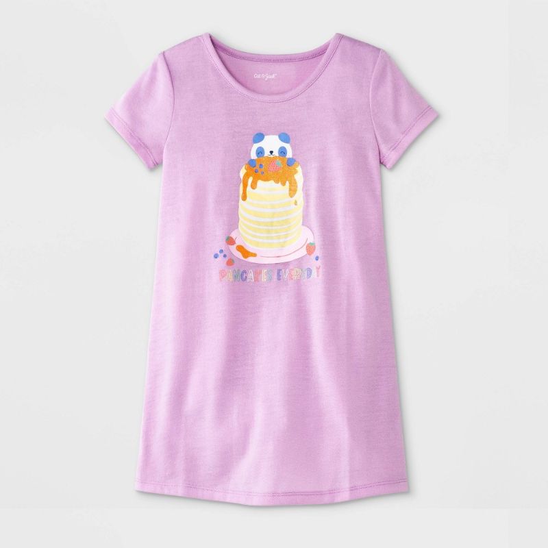 Photo 1 of 12 OF- Toddler Girls' Pancake NightGown - Cat & Jack™-4T
