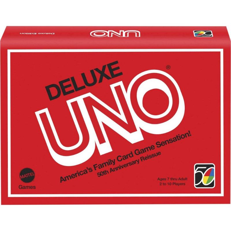 Photo 1 of PACK OF 8- UNO Deluxe Card Game


