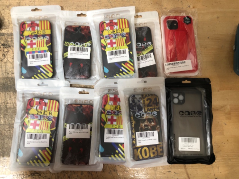 Photo 1 of BUNDLE OF ASSORTED PHONE CASES ***NO REFUNDS*** PACK OF 10
