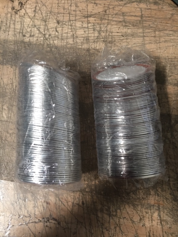 Photo 2 of 2- 120Pcs Regular Mouth Canning Lids for Ball Kerr Jars, Mason Jar Lids with Silicone Seals Rings, Split-Type Metal Canning Lids Leak Proof, Food Grade Material