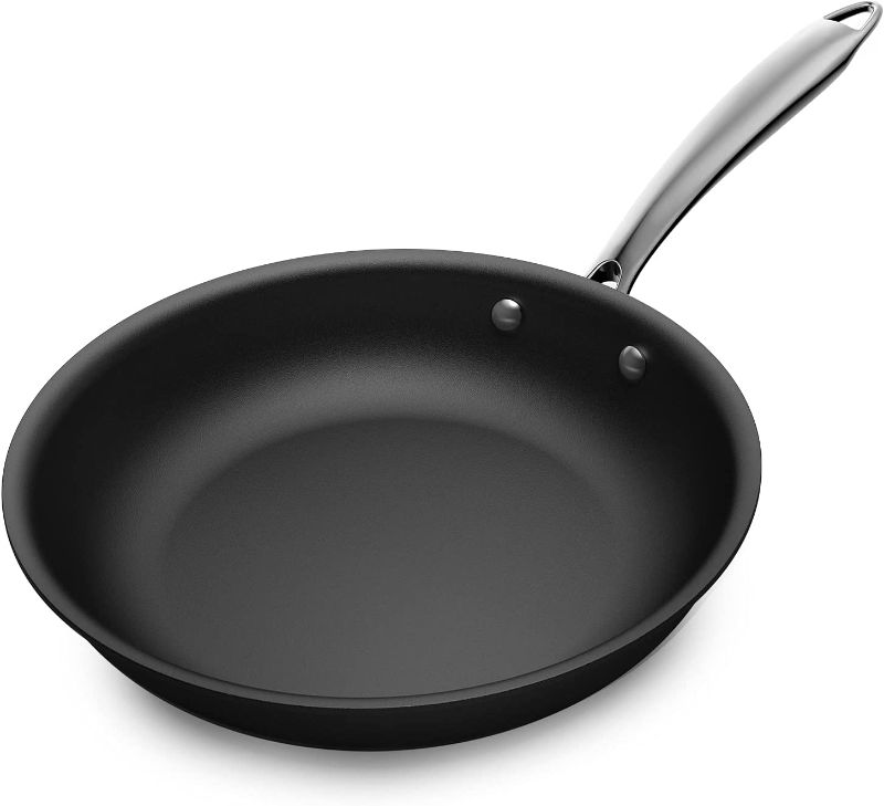 Photo 1 of PRANZOELITE Non Stick Frying Pan - Forever Skillet, Sartenes Para Cocinar Antiadherentes, Camping Skillet, 10 Inch Frying Pan Nonstick,Nonstick Skillets,All Clad Carote Nonstick Cookware caphlone Set