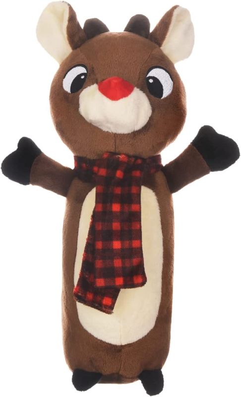 Photo 1 of 4- Rudolph The Red Nose Reindeer Toys for Dogs - Plush Dog Toy, Chew Dog Toys - Holiday Toys for Pets, Christmas Dog Toys, Rudolph Dog Toy, Dog Toys for Christmas, Reindeer Dog Toy