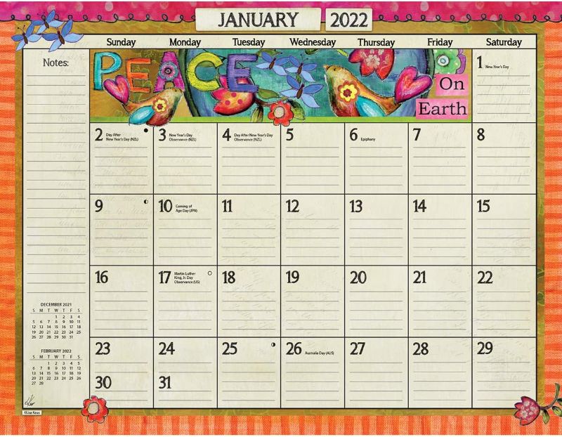 Photo 1 of LANG Color My World 2022 DESKPAD (22991010026)