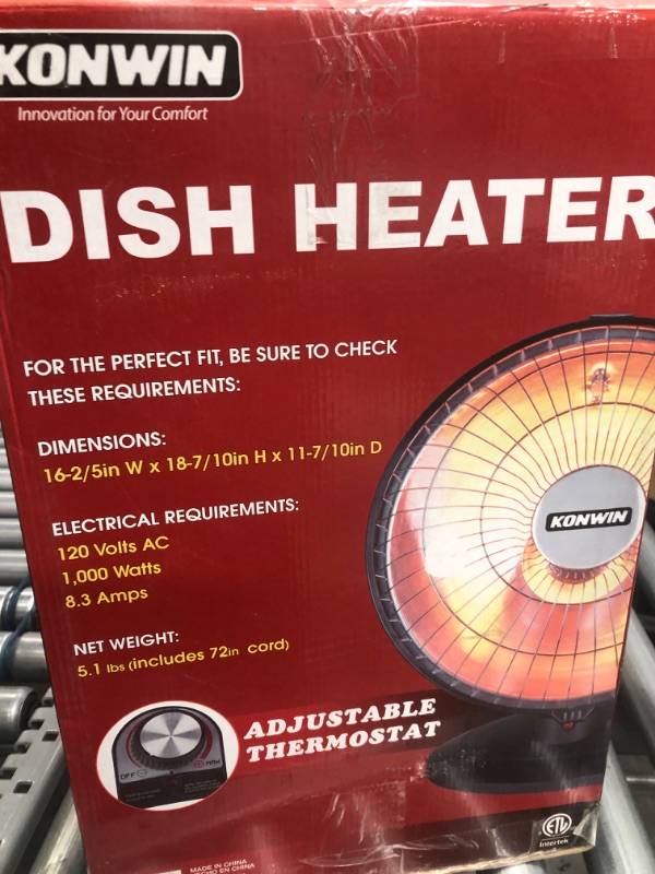 Photo 1 of konwin dish heater adjustable thermometer