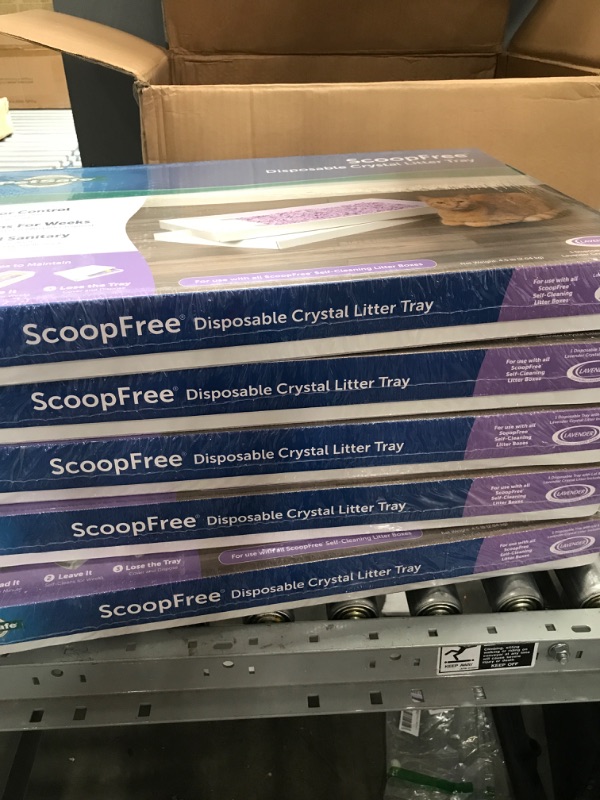 Photo 3 of PetSafe ScoopFree Lavender Scented Non-Clumping Crystal Cat Litter, 5 Count1008318324
