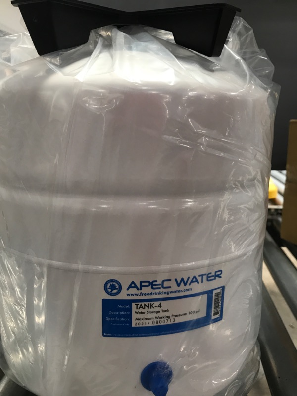 Photo 2 of APEC Water Systems TANK-4 4 Gallon Residential Pre-Pressurized Reverse Osmosis Water Storage Tank