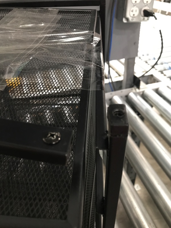 Photo 1 of Mind Reader 4-Tier Rolling Mesh Office Cart