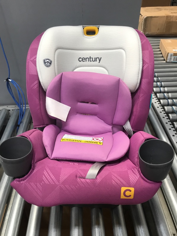 Photo 2 of ***USED***Century Drive On 3-in-1 Car Seat | All-in-One Car Seat for Kids 5-100 lb, Berry