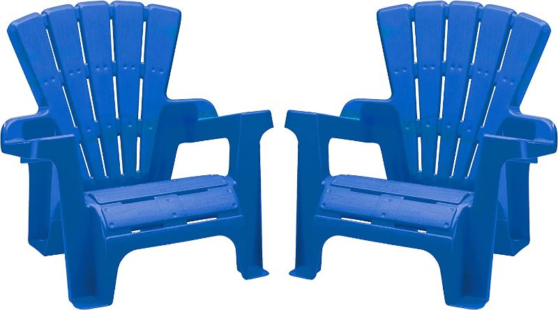 Photo 1 of American Plastic Toys Adirondack Chairs 2 Pack, Blue (2pk)
